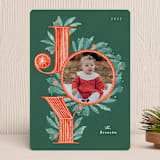 "Oh Joy" - Holiday Cards in Holly by Bethan - Front