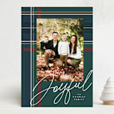 "Coziest plaid" - Holiday Cards in Forest by Lea Delaveris - Front