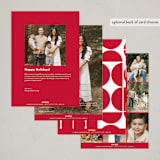 "Merrier Than Ever!" - Holiday Cards in Cherry by Kerry Doyle - Back of Card