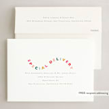 "- Merry & Bright -" - Holiday Cards in Gumdrop by Hudson meet Rose - FREE Recipient Addressing