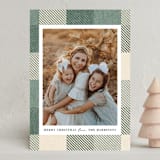 "Flannel frame" - Holiday Cards in Pine by Annie Holmquist - Front
