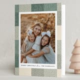 "Flannel frame" - Holiday Cards in Pine by Annie Holmquist - Folded Card