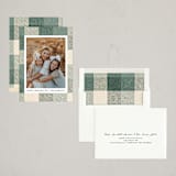 "Flannel frame" - Holiday Cards in Pine by Annie Holmquist - Assembled