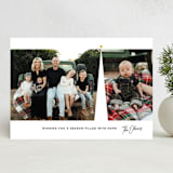 "Tannenbaum" - Holiday Cards in Butterscotch by Kimberly Morgan - Front