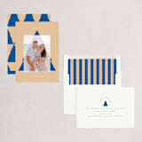 "Tree Overlay" - Holiday Cards in Blueberry by Angela Garrick - Assembled