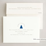 "Tree Overlay" - Holiday Cards in Blueberry by Angela Garrick - FREE Recipient Addressing