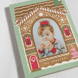 "gingerbread" - Holiday Cards in Strawberry by Grae - Detail
