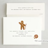"gingerbread" - Holiday Cards in Strawberry by Grae - FREE Recipient Addressing