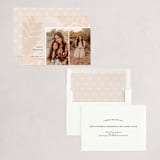 "Warm Fern" - Holiday Cards in Taupe by Playground Prints - Assembled