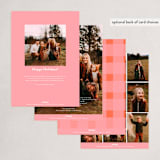 "Checkered Merry" - Holiday Cards in Spice by Anupama - Back of Card Options