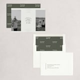 "Analogue" - Holiday Cards in Cinder by Mere Paper - Assembled