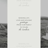 "Analogue" - Holiday Cards in Cinder by Mere Paper - Detail