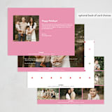 "Sing-a-long" - Holiday Cards in Toboggan by Jackie Crawford - Back of Card