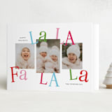 "Sing-a-long" - Holiday Cards in Toboggan by Jackie Crawford - Folded Card
