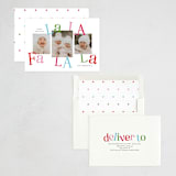 "Sing-a-long" - Holiday Cards in Toboggan by Jackie Crawford - Assembled