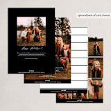 "our merry" - Holiday Cards in Coal by Kasia Labocki - Back of Card Options
