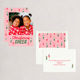 "Dancing Elves" - Holiday Cards in Gumdrop by Jessie Steury - Assembled