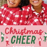 "Dancing Elves" - Holiday Cards in Gumdrop by Jessie Steury - Detail