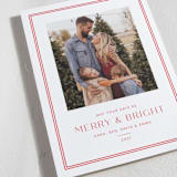 "Folly" - Holiday Cards in Peppermint by Megan Davis - Detail