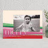 "Bright Dips" - Holiday Cards in Candy Cane by Julie Murray - Front