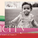 "Bright Dips" - Holiday Cards in Candy Cane by Julie Murray - Detail