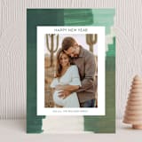 "Abstract Blessed" - Holiday Cards in Pine by Angel Walker - Front