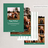 "Abstract Blessed" - Holiday Cards in Pine by Angel Walker - Back of Card Options