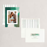 "Abstract Blessed" - Holiday Cards in Pine by Angel Walker - Assembled