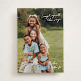 "Simple Nostalgia" - Holiday Cards in Snow by Lisa Assenmacher - Front