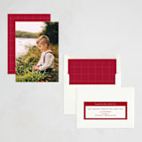 "Every Heart" - Holiday Cards in Cherry by Sandra Picco Design - Assembled