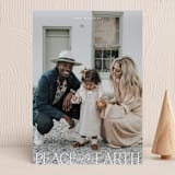 "Simple Type Overlay" - Holiday Cards in Snow by Grace Kreinbrink - Front