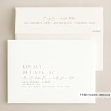"Simple Type Overlay" - Holiday Cards in Snow by Grace Kreinbrink - FREE Recipient Addressing
