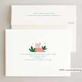 "While Shepherds Watched Their Flocks" - Holiday Cards in Snow by Morgan Ramberg - FREE Recipient Addressing
