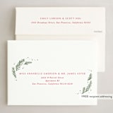 "Simply accented" - Holiday Cards in Winter by Creo Study - FREE Recipient Addressing