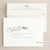 "Christmas script" - Holiday Cards in Frost by Erin German - FREE Recipient Addressing