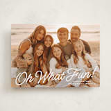 "what fun!" - Holiday Cards in Snow by Susan Asbill - Front