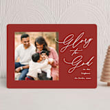 "Christmas Glory" - Holiday Cards in Holly by Kasia Labocki - Front