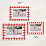 "Merry Gingham" - Holiday Cards in Santa Suit by Brooke Chandler - Formats Available