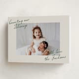 "Luant" - Holiday Cards in Pine Needle by Deynaaz Daraei - Folded Card