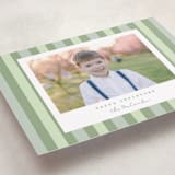 "Christmas stripe" - Holiday Cards in Sage by Sara Hicks Malone - Detail