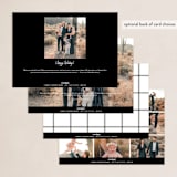 "newspaper" - Holiday Cards in Noir by Paden Gillette - Back of Card Options