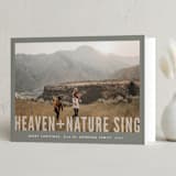 "Heaven + Nature" - Holiday Cards in Ash by Melissa Egan of Pistols - Folded Card