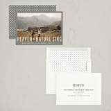 "Heaven + Nature" - Holiday Cards in Ash by Melissa Egan of Pistols - Assembled