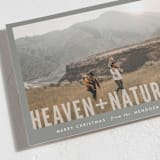 "Heaven + Nature" - Holiday Cards in Ash by Melissa Egan of Pistols - Detail