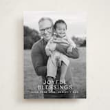 "Brightest Blessings" - Holiday Cards in Snow by Kristie Kern - Front