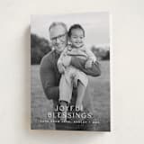 "Brightest Blessings" - Holiday Cards in Snow by Kristie Kern - Folded Card