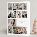 "Ennea" - Holiday Cards in Starlight by Leia Matt - Folded Card