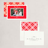 "Effortless Charm" - Holiday Cards in Raspberry by Tatiana Nogueiras - Assembled