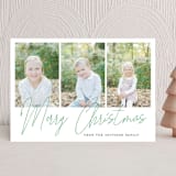 "hand-written holiday message" - Holiday Cards in Pine by Alexandra Dzh - Front