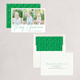 "hand-written holiday message" - Holiday Cards in Pine by Alexandra Dzh - Assembled